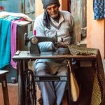 Tailor in Marketplace, Jaipur | Photo taken by Jean M
