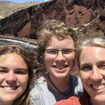 Red sand beach | Photo taken by Heidi C