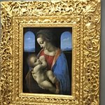 Leonardo da Vinci painting, Hermitage | Photo taken by Diane P