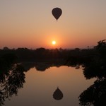 Balloons over Bagan | Photo taken by Koy T