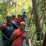 Suspension bridge:Taraw cliff | Photo taken by Debajyoti R