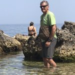 Cooling off in the Tyrrhenian Sea | Photo taken by ingrid B