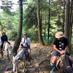 Horse riding part of the way to “Tigers Nest Temple “ | Photo taken by Lynne N
