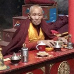 Elderly monk | Photo taken by Lisa D