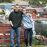 Sebastian and Charlotte in Kalvåg | Photo taken by Roberta R