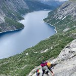 Slow and steady climb | Photo taken by Alissa L