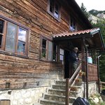 Our lunch stop, a little warming hut with food | Photo taken by Anne L