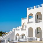 Santorini arches | Photo taken by David B