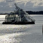 Glass Sculpture near the Opera House | Photo taken by Robin W