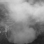 Looking into the lava pool at Masaya volcano | Photo taken by Hugh B