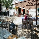 Food & Culture Tour; Cheese Tasting; Street Cafe; Apeiranthos | Photo taken by Tom B