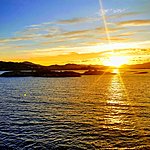 Good Morning Norway!! Sunrise on the Ship | Photo taken by Mark M