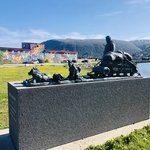 Dog sleding in the artic | Photo taken by florence P