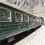 Flåm train | Photo taken by Lindsay M