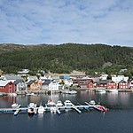 Kalvåg from higher ground | Photo taken by Roberta R