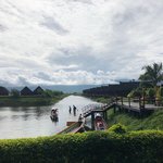 Our accommodation during breakfast! Beautiful | Photo taken by Su-Lin T