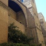 Part of the original city walls of Barcelona | Photo taken by Carol P