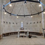 The Church of the Loaves and Fishes is built over the rock where Jesus performed the miracle of feeding the multitudes with only five loaves and two fishes, according to the Gospel of John.  - Tabgja, Israel | Photo taken by Rich W
