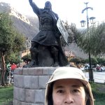 Ollantay, the Incan general from the era of King Pachacútec | Photo taken by Elisa M