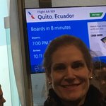 Ecuador bound! | Photo taken by Sheila R