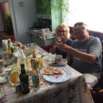 A toast to Stu & Barb | Photo taken by Barbara D