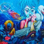 Valparaíso street art | Photo taken by Beth S