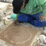 Making a mosaic | Photo taken by Chris M