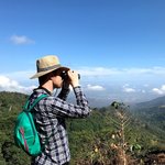 Boy with binoculars | Photo taken by Sophie E