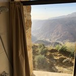 View from the shower in Dana | Photo taken by Nicole C