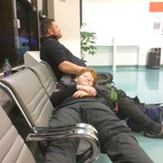 Hanging out in Taipei waiting for our next flight  | Photo taken by Brook D