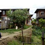 Walk through village at Inle Lake | Photo taken by Su-Lin T