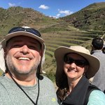 Lisa and Wes at Pisac | Photo taken by Charles M