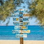 Finding our way at St. George's Beach on Naxos | Photo taken by David B
