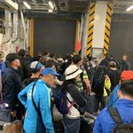 Waiting to exit in Athens | Photo taken by David C