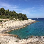 The hike up the coast back to Hvar | Photo taken by Jennifer F