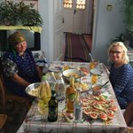 Lunch with Yevhenia | Photo taken by Barbara D