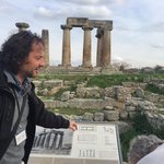 Our Guide, Ilias Papadoupoulus, at Corinth | Photo taken by Vickie B