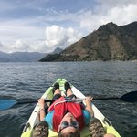 On the kayak | Photo taken by BRAD K