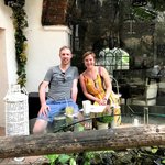 Cocktails over a well in the walled city | Photo taken by Sophie E