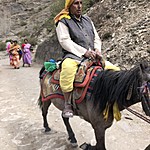 Pilgrim rider | Photo taken by Karl M