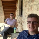 Chilling on the patio | Photo taken by David C