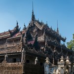 Shwe Nandaw Kyaung, the last remaining building of the Royal Palace. | Photo taken by Tack S