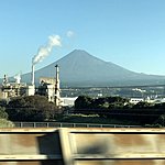 Whizzing by Mt Fuji | Photo taken by Joost S