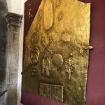 Golden map of the division of the univers into solar/lunar, male/female | Photo taken by Susan D