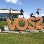 let's spell out voss with our bodies or look like a squirl | Photo taken by florence P