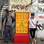 Apropos for the theme of our trip!   | Photo taken by Rebecca R