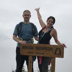 The top of Macchu Picchu... Cloudy but we still had great views up and down | Photo taken by Janice H