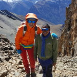 View over Annapurna range from Kang La pass | Photo taken by agata o
