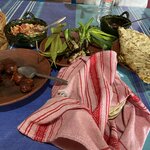 Appetizers freshly made at our cooking class | Photo taken by Jazmin D