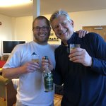 Happy and sad. Bottle is empty!! | Photo taken by jay d